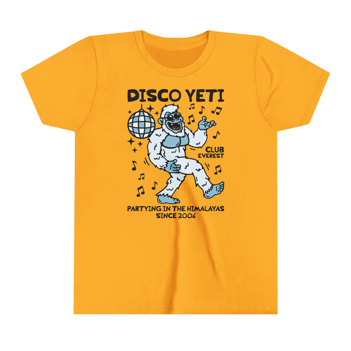 Disco Yeti Bella Canvas Youth Short Sleeve Tee