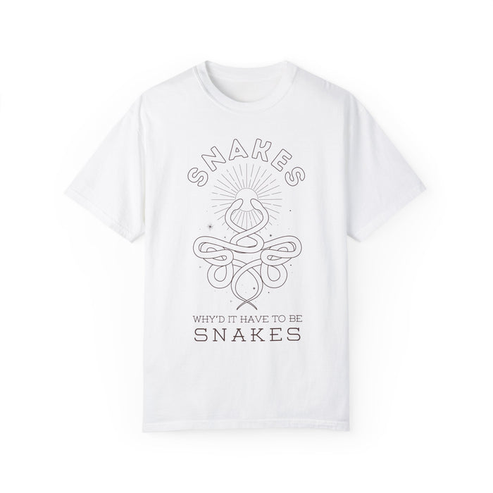 Why'd It Have To Be Snakes Comfort Colors Unisex Garment-Dyed T-shirt