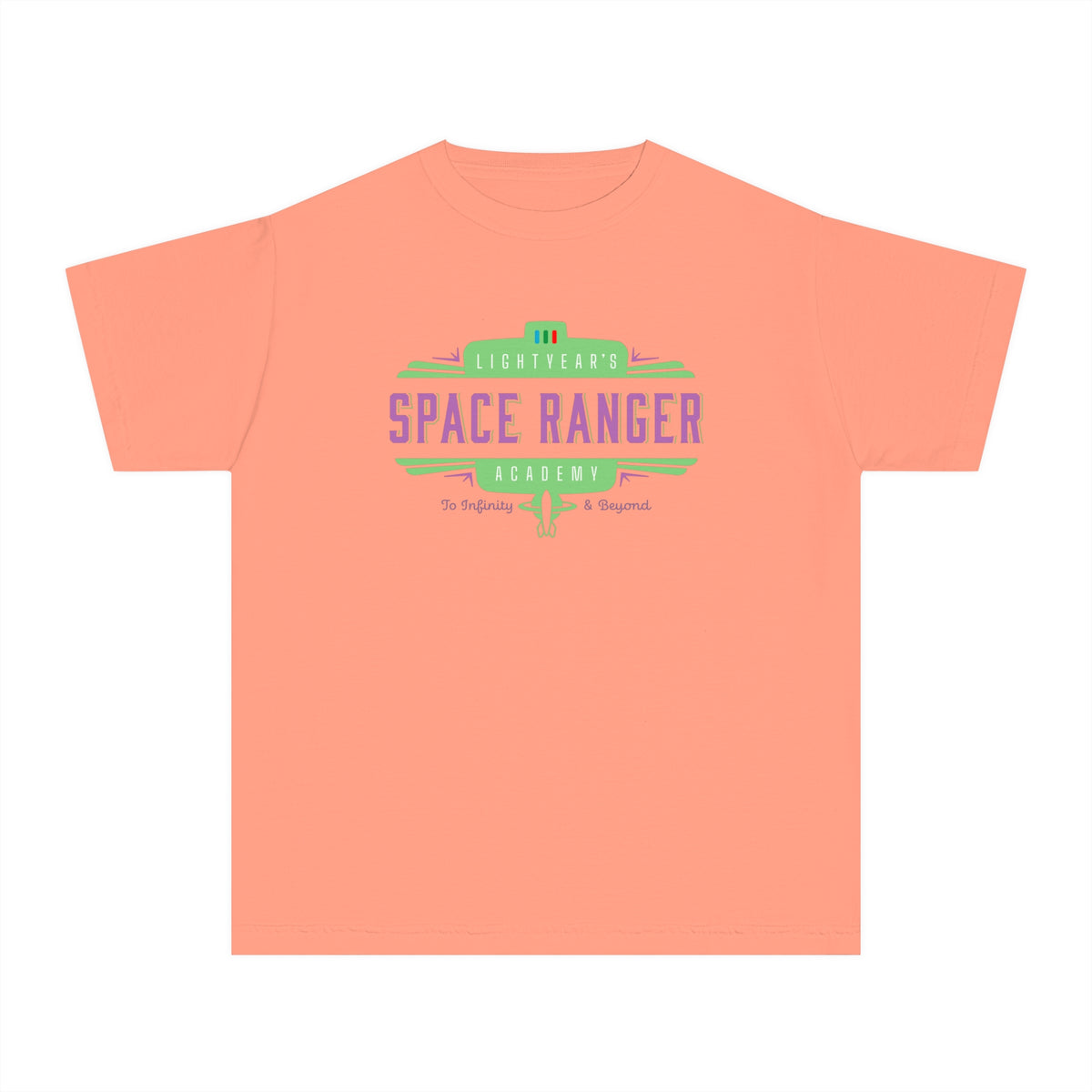 Lightyear's Space Ranger Academy Comfort Colors Youth Midweight Tee
