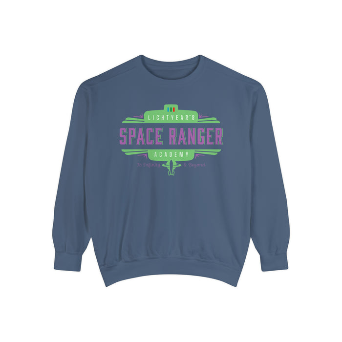 Lightyear's Space Ranger Academy Comfort Colors Unisex Garment-Dyed Sweatshirt