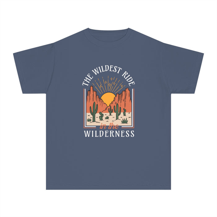 The Wildest Ride In The Wilderness Comfort Colors Youth Midweight Tee