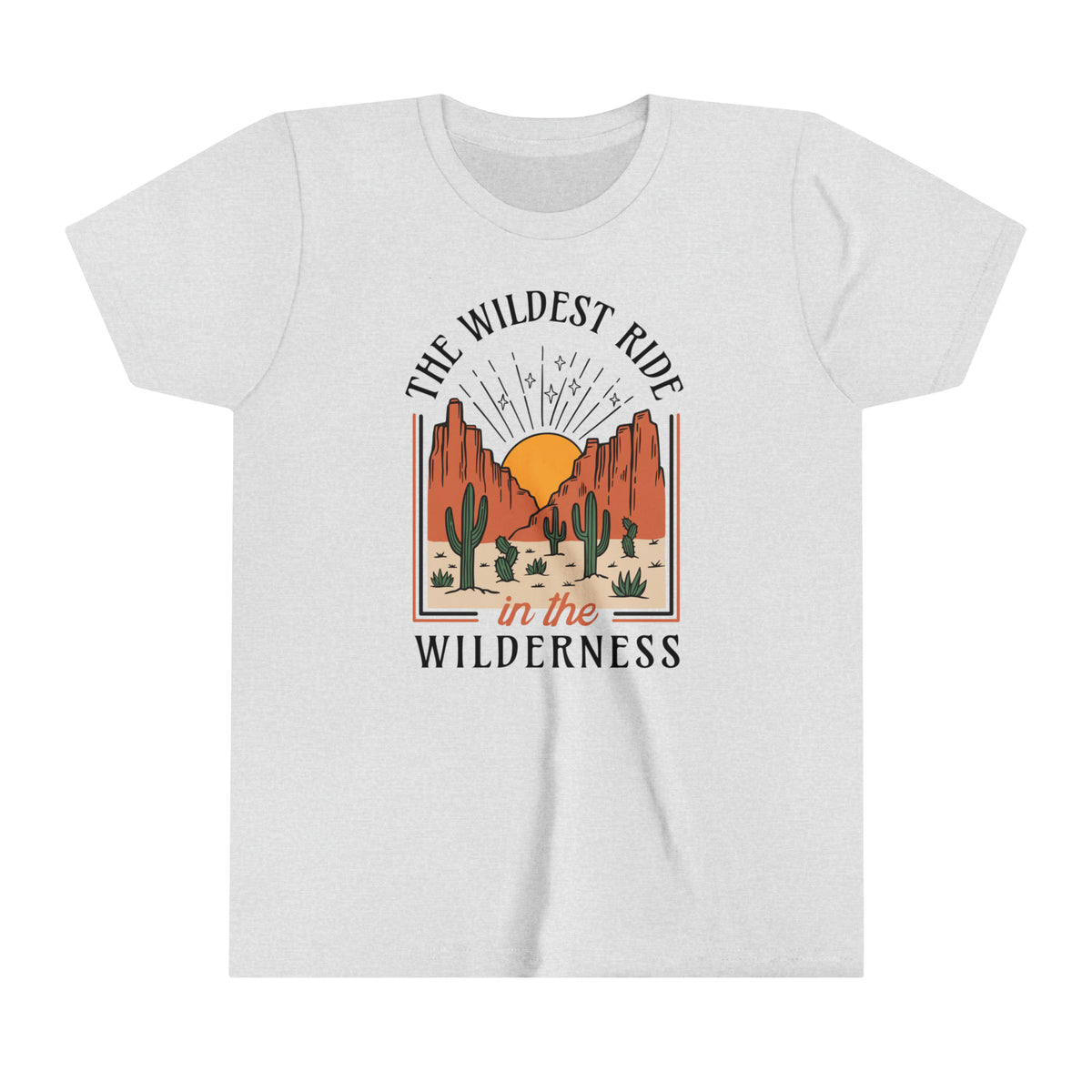 The Wildest Ride In The Wilderness Bella Canvas Youth Short Sleeve Tee