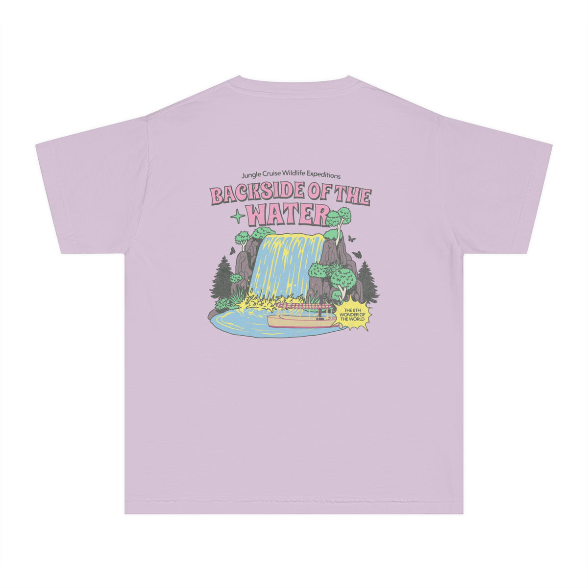 Backside of the Water Comfort Colors Youth Midweight Tee