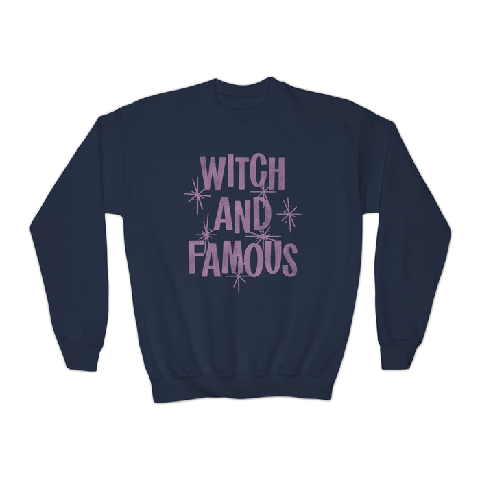 Witch and Famous Gildan Youth Crewneck Sweatshirt