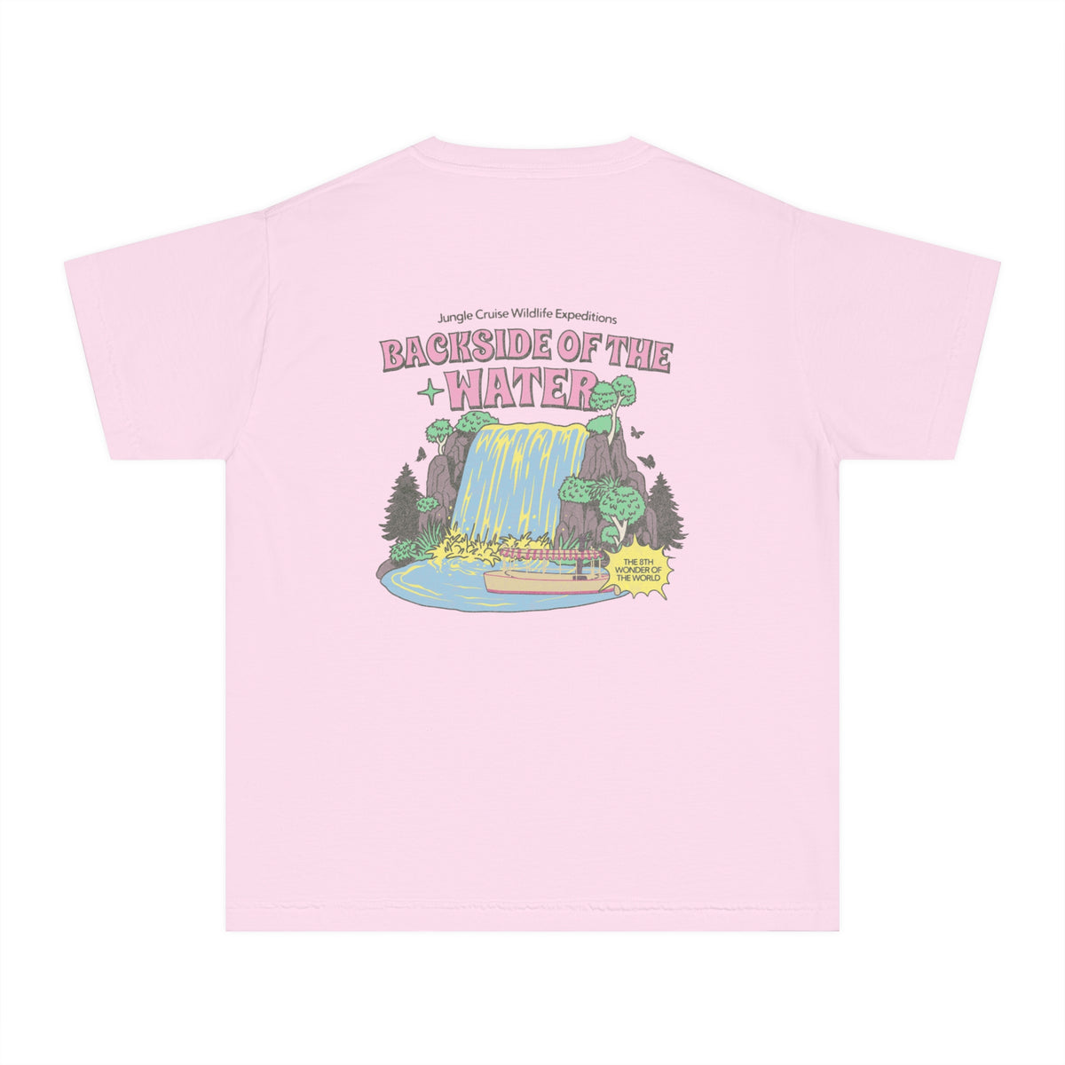 Backside of the Water Comfort Colors Youth Midweight Tee