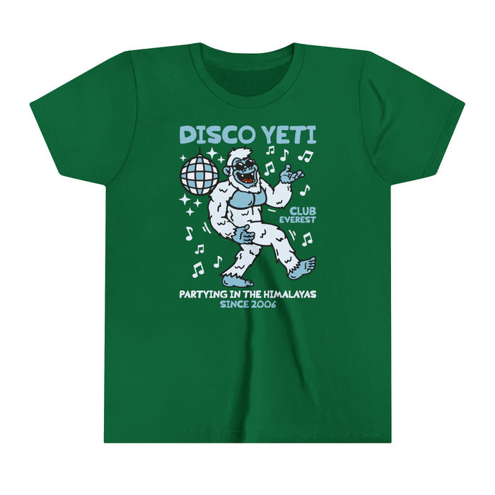 Disco Yeti Bella Canvas Youth Short Sleeve Tee