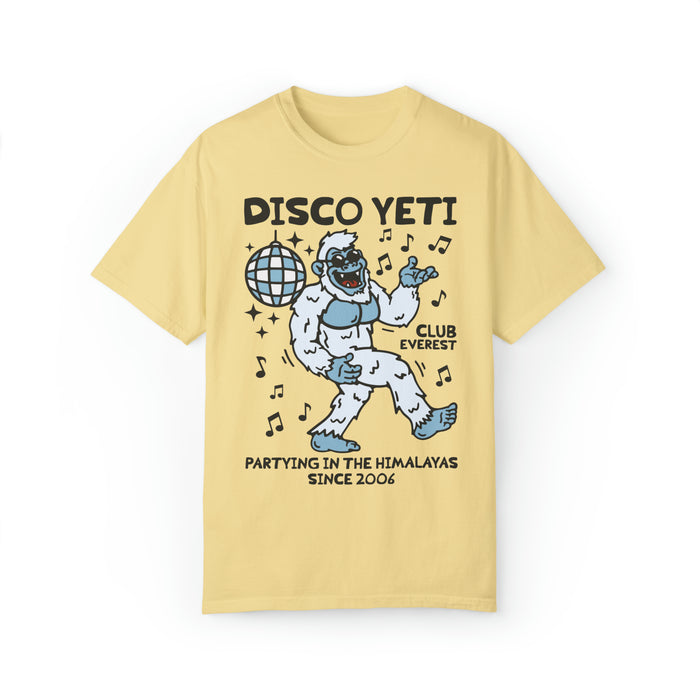 Disco Yeti Comfort Colors Unisex Garment-Dyed T-shirt