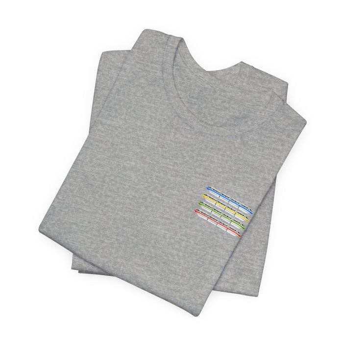 Monorails Bella Canvas Unisex Jersey Short Sleeve Tee