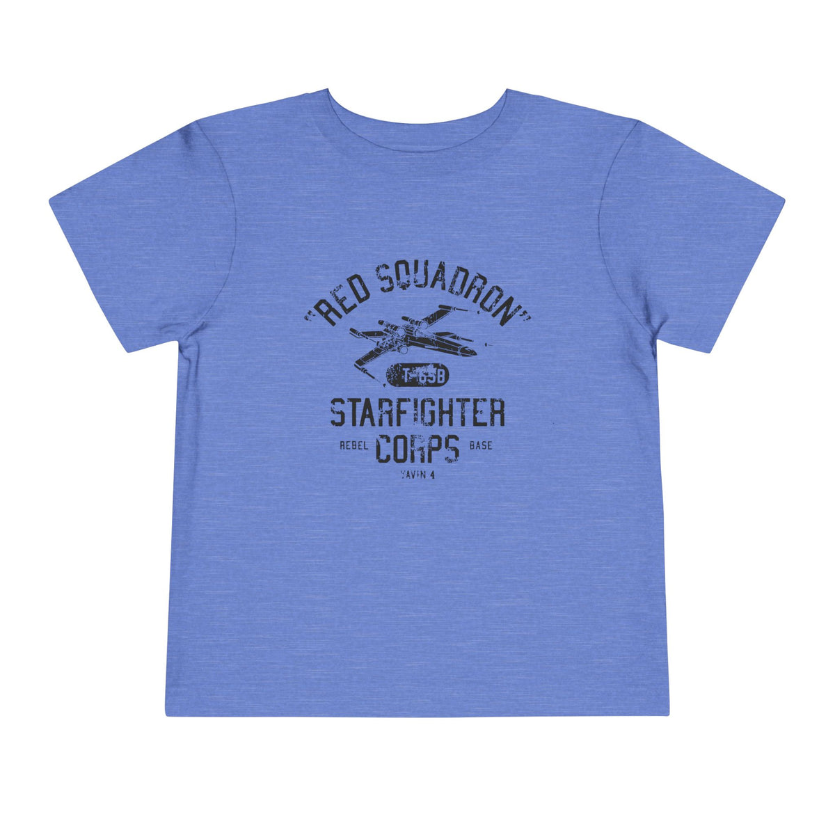 Red Squadron Starfighter Corps Bella Canvas Toddler Short Sleeve Tee