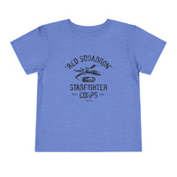 Red Squadron Starfighter Corps Bella Canvas Toddler Short Sleeve Tee