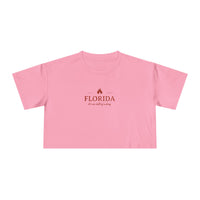 Florida It's One Hell of a Drug Women's Crop Tee