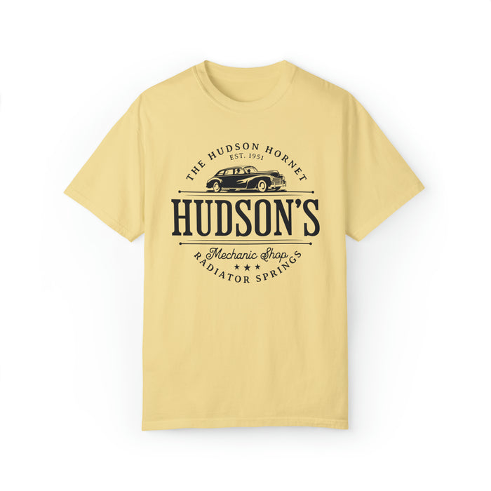 Hudson's Mechanic Shop Comfort Colors Unisex Garment-Dyed T-shirt