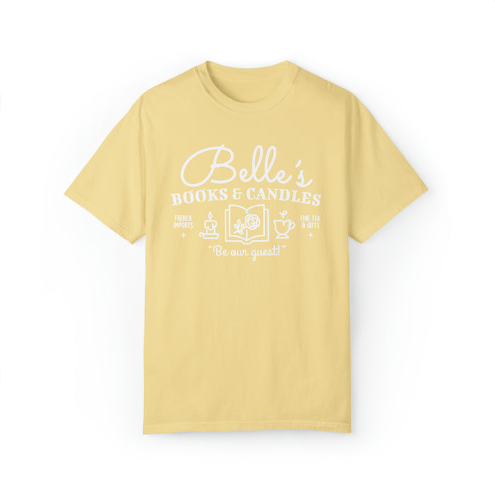 Belle’s Books & Candles Co Comfort Colors Unisex Garment-Dyed T-shirt