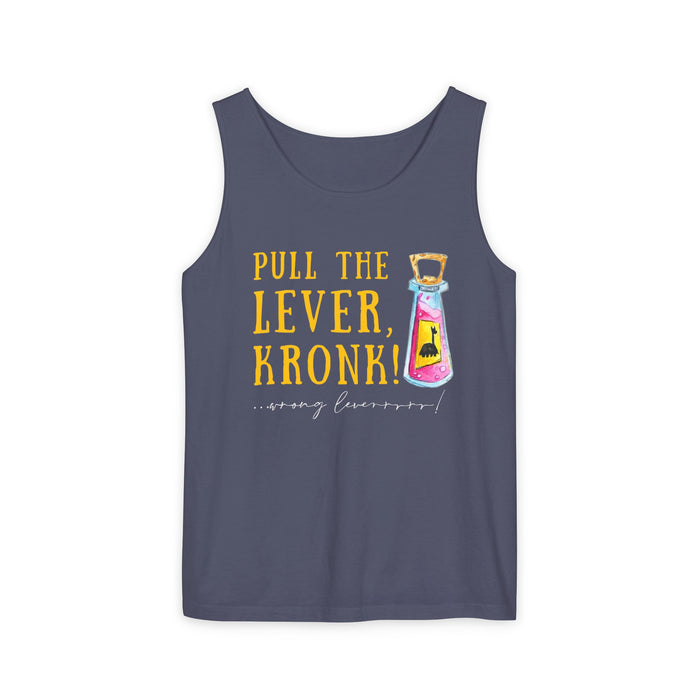 Pull The Lever Kronk Unisex Comfort Colors Garment-Dyed Tank Top