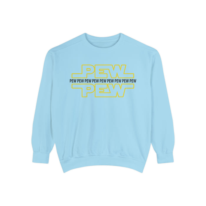 PEW PEW PEW Comfort Colors Unisex Garment-Dyed Sweatshirt