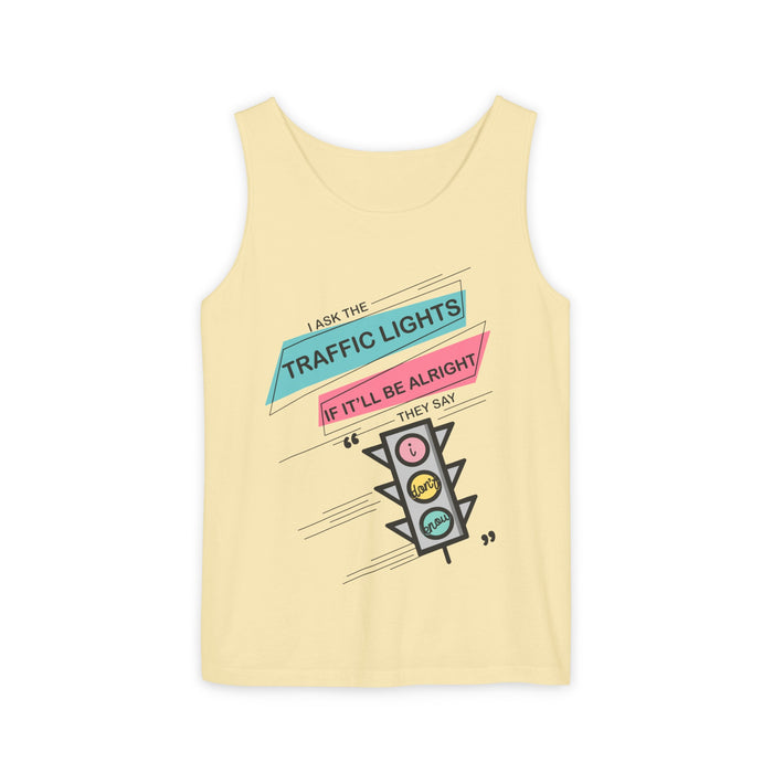 Traffic Lights Swiftie Comfort Colors Unisex Garment-Dyed Tank Top