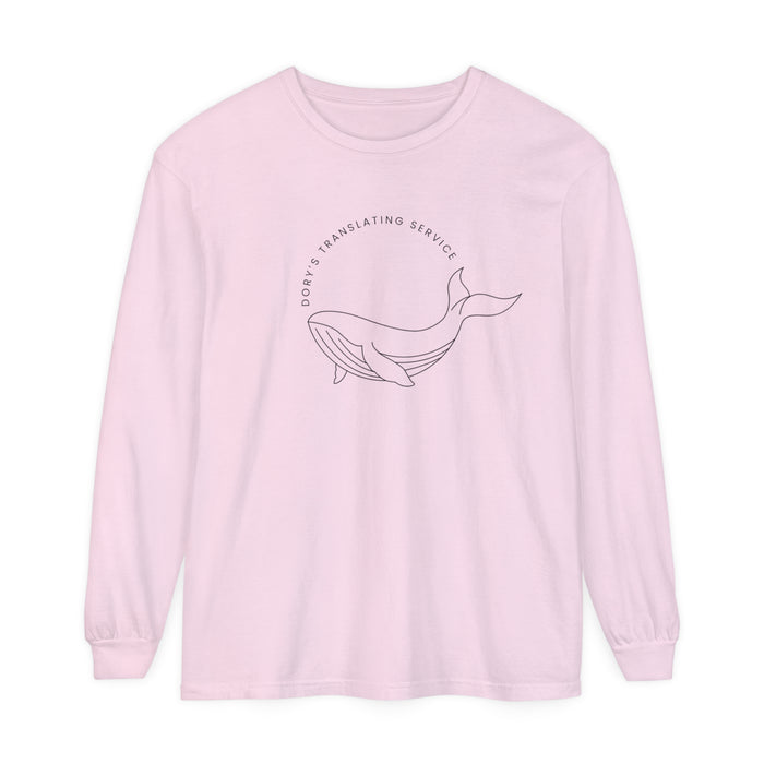 Dory's Translating Service Comfort Colors Unisex Garment-dyed Long Sleeve T-Shirt