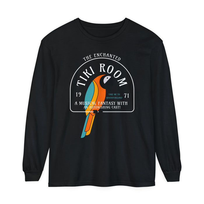 Enchanted Tiki Room Comfort Colors Unisex Garment-dyed Long Sleeve T-Shirt