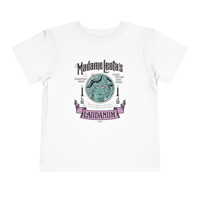 Madame Leota’s Laudanum Teal Bella Canvas Toddler Short Sleeve Tee