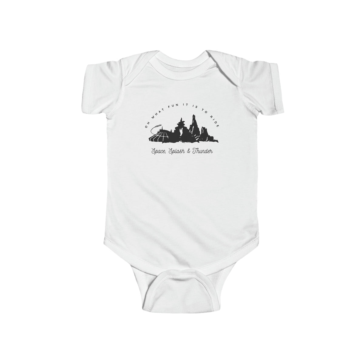 Oh What Fun It Is To Ride Rabbit Skins Infant Fine Jersey Bodysuit