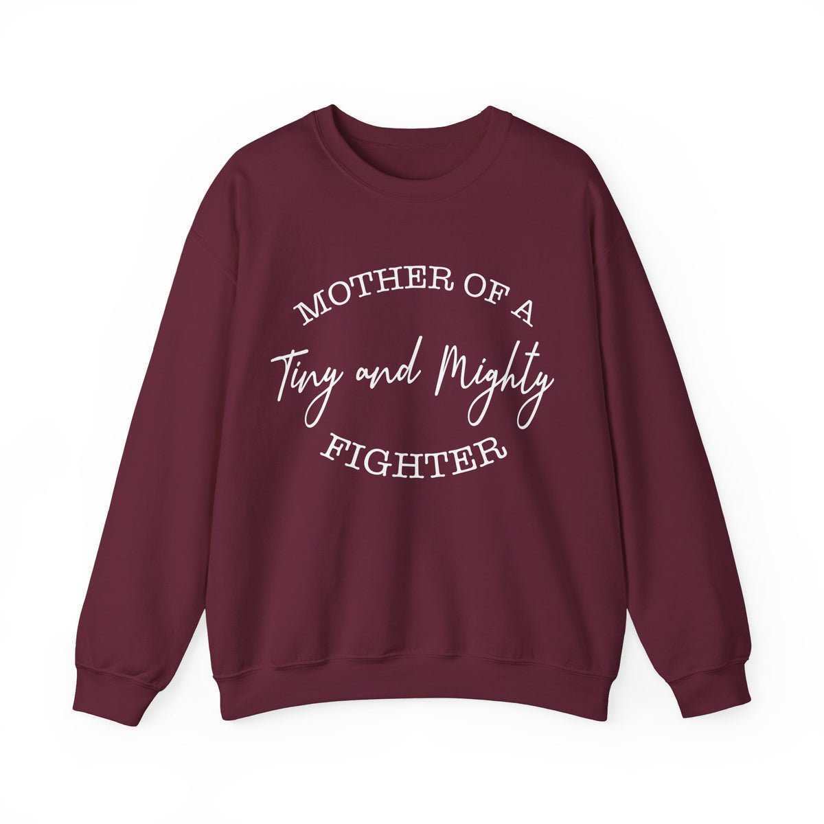 Mother of a Tiny & Mighty Fighter Unisex Heavy Blend™ Crewneck Sweatshirt