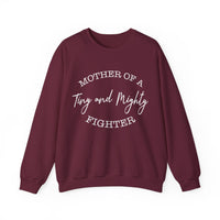 Mother of a Tiny & Mighty Fighter Unisex Heavy Blend™ Crewneck Sweatshirt