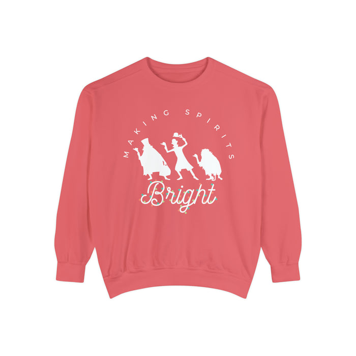 Making Spirits Bright Comfort Colors Unisex Garment-Dyed Sweatshirt