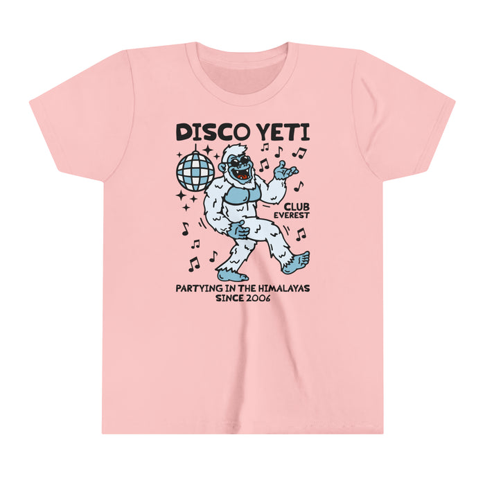 Disco Yeti Bella Canvas Youth Short Sleeve Tee