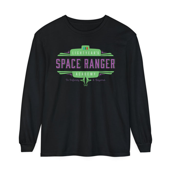 Lightyear's Space Ranger Academy Comfort Colors Unisex Garment-dyed Long Sleeve T-Shirt