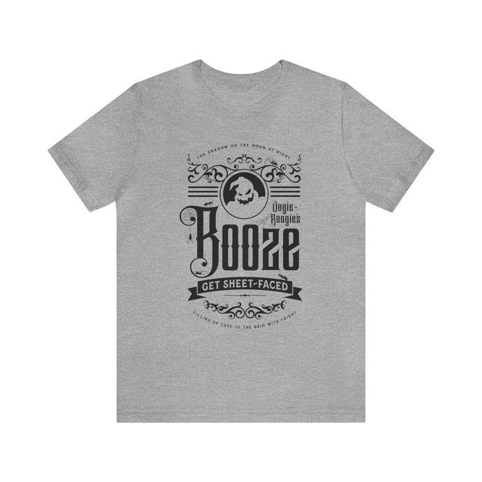 Oogie Boogie’s Booze Bella Canvas Unisex Jersey Short Sleeve Tee