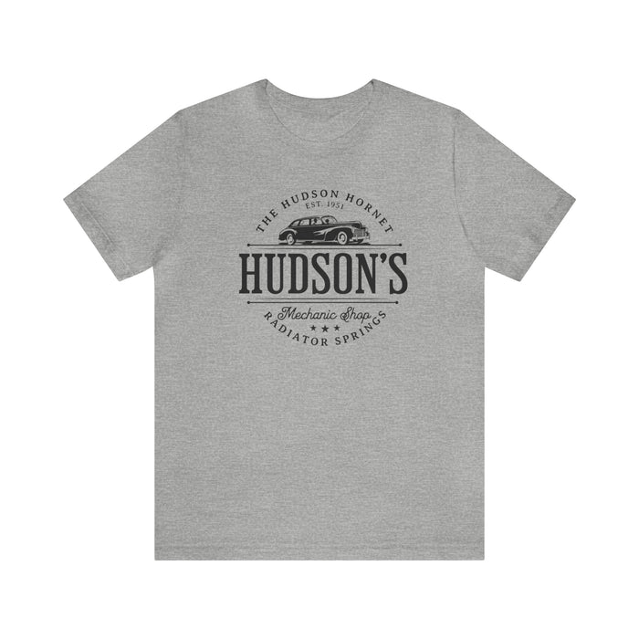 Hudson's Mechanic Shop Bella Canvas Unisex Jersey Short Sleeve Tee