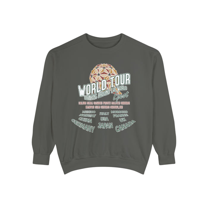 World Tour Comfort Colors Unisex Garment-Dyed Sweatshirt