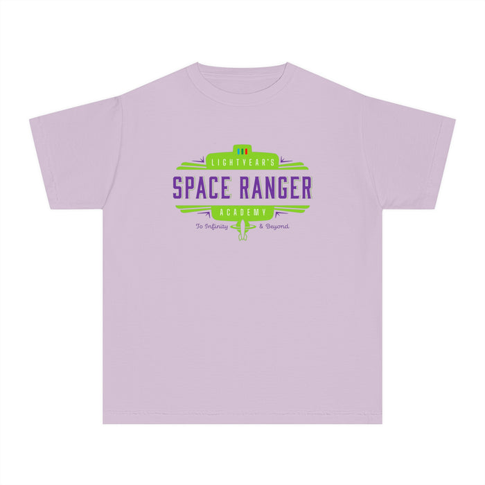 Lightyear's Space Ranger Academy Comfort Colors Youth Midweight Tee