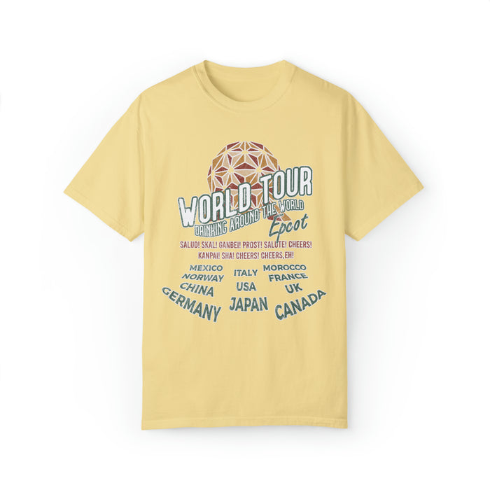 World Tour Comfort Colors Unisex Garment-Dyed T-shirt