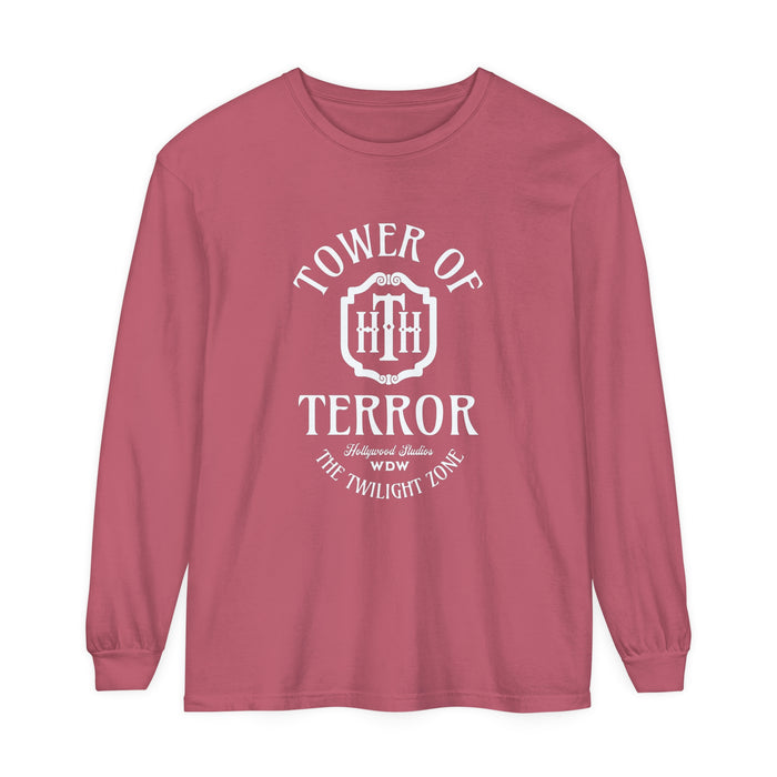 Tower Of Terror Comfort Colors Unisex Garment-dyed Long Sleeve T-Shirt