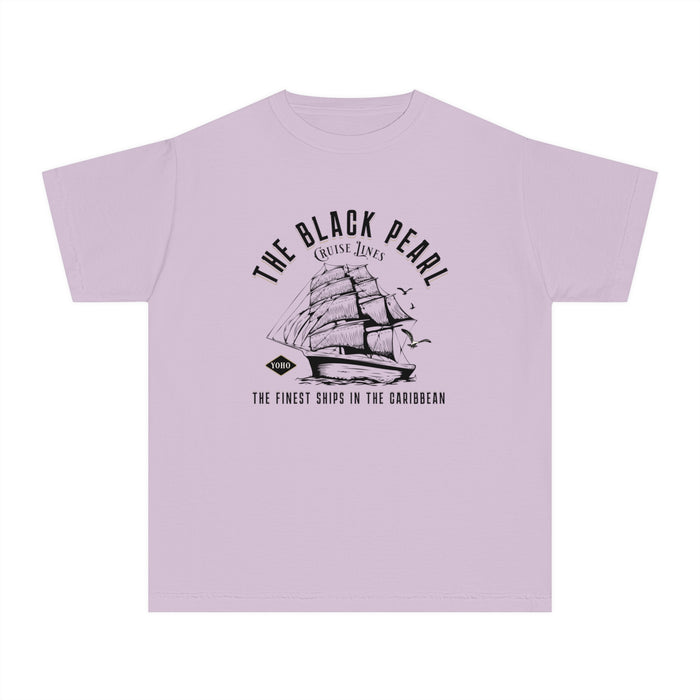 Black Pearl Cruise Lines Comfort Colors Youth Midweight Tee