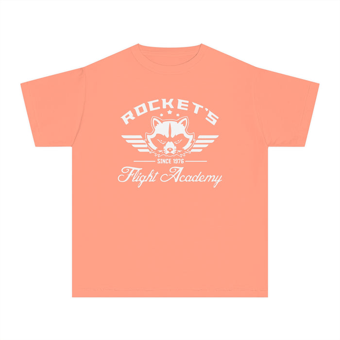 Rocket's Flight Academy Comfort Colors Youth Midweight Tee