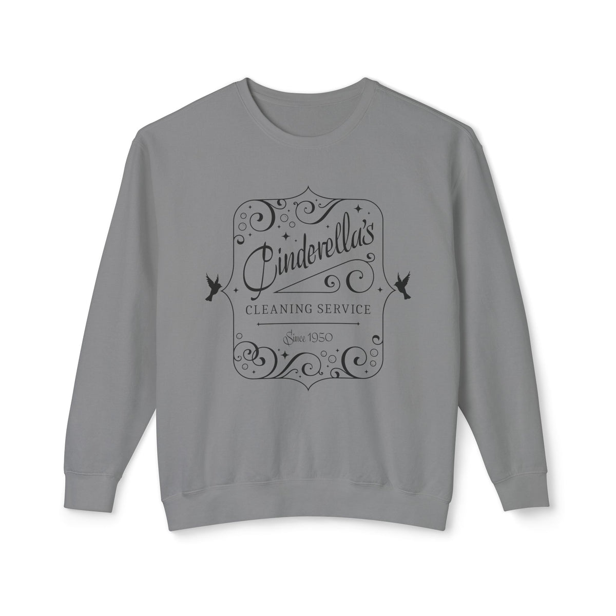 Cinderella's Cleaning Service Unisex Lightweight Comfort Colors Crewneck Sweatshirt