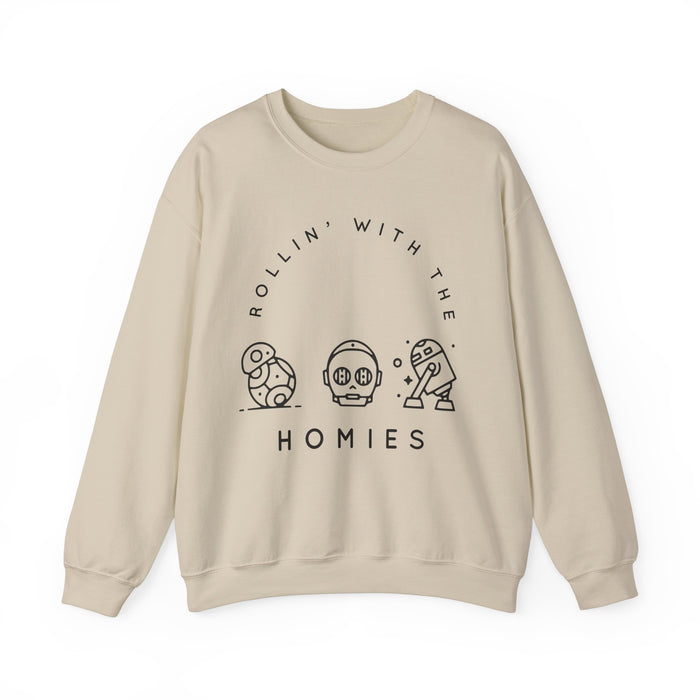 Rollin’ With The Homies Gildan Unisex Heavy Blend™ Crewneck Sweatshirt