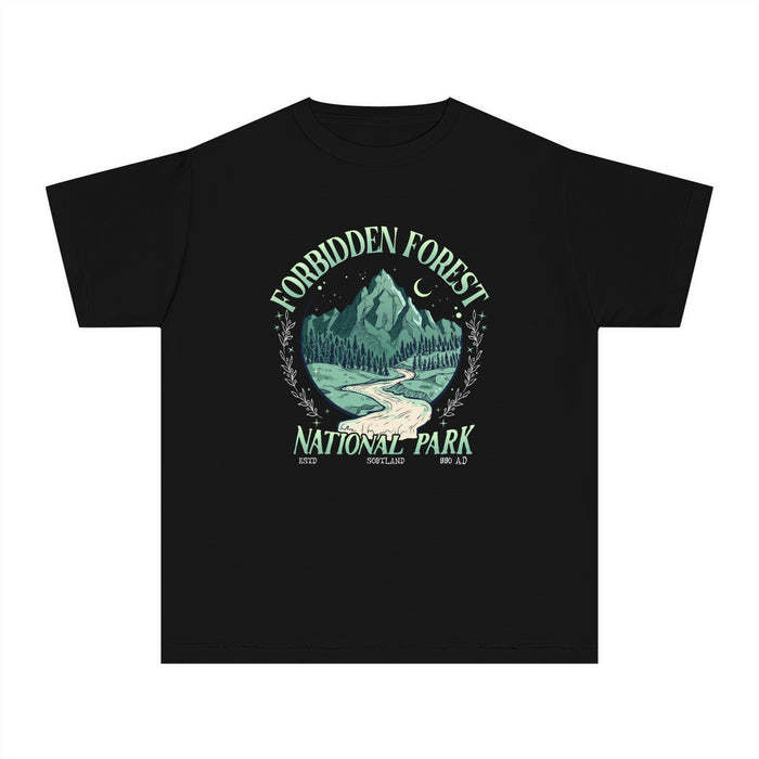 Forbidden Forest National Park Comfort Colors Youth Midweight Tee