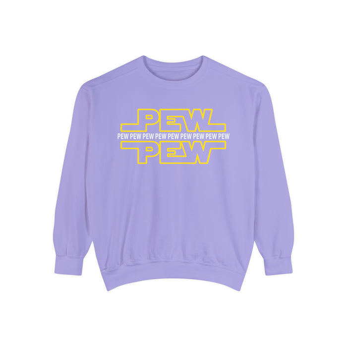 PEW PEW PEW Comfort Colors Unisex Garment-Dyed Sweatshirt