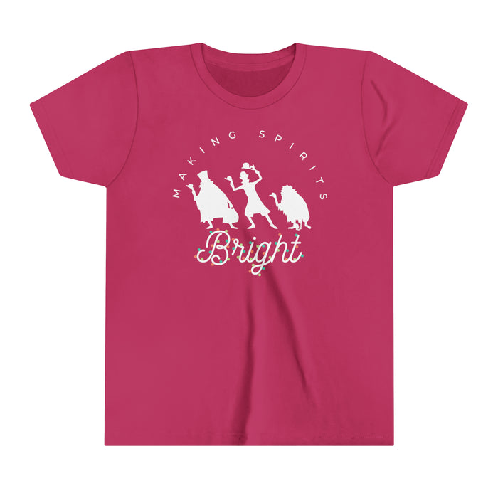 Making Spirits Bright Bella Canvas Youth Short Sleeve Tee