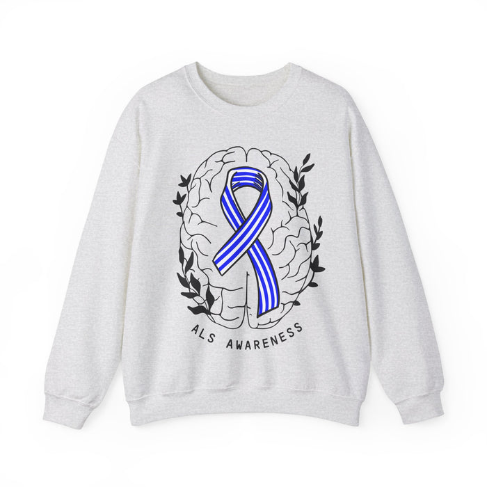 ALS Awareness Gildan Unisex Heavy Blend™ Crewneck Sweatshirt