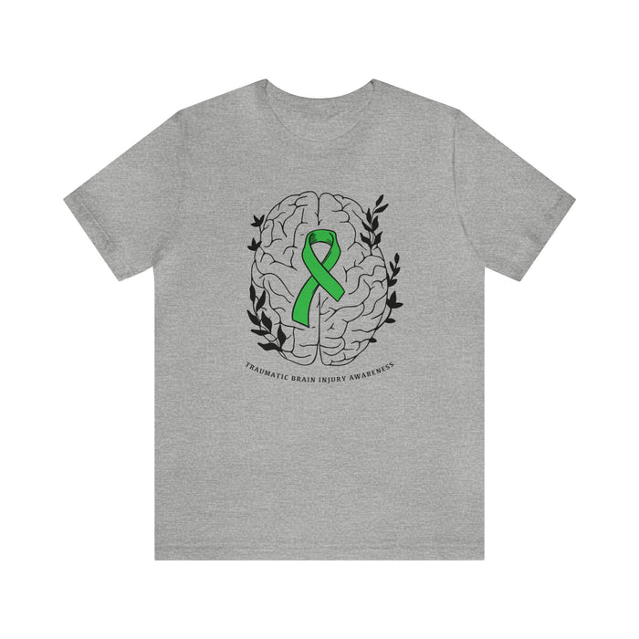 Traumatic Brain Injury Awareness Bella Canvas Unisex Jersey Short Sleeve Tee