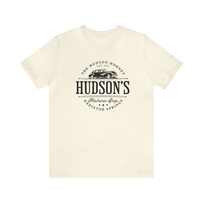 Hudson's Mechanic Shop Bella Canvas Unisex Jersey Short Sleeve Tee