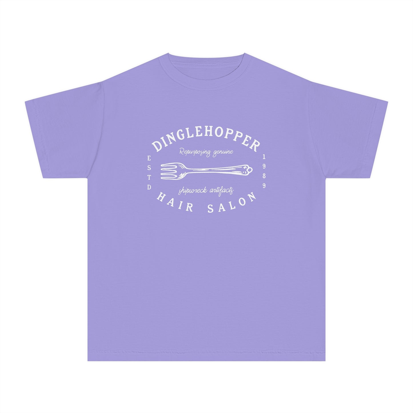 Dinglehopper Hair Salon Comfort Colors Youth Midweight Tee