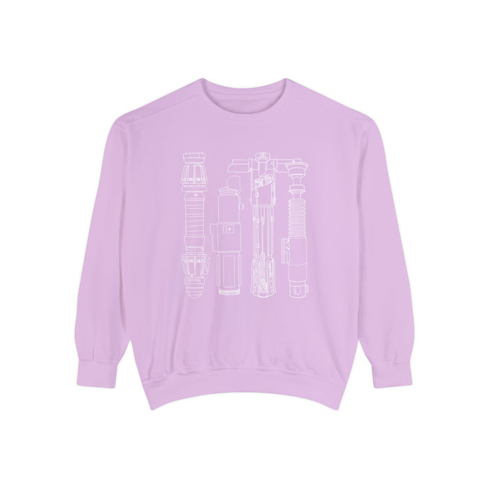 Lightsabers Comfort Colors Unisex Garment-Dyed Sweatshirt