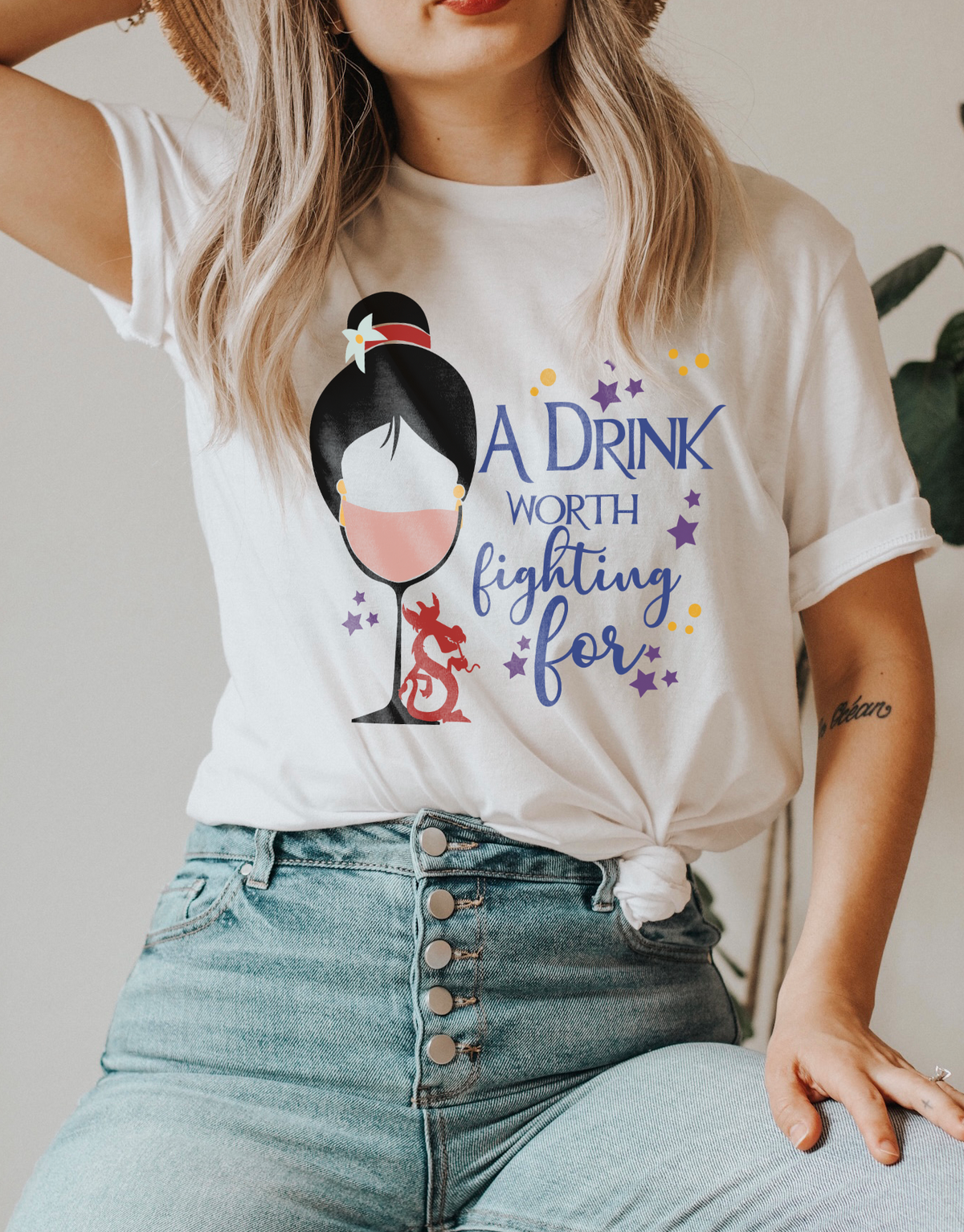 A Drink Worth Fighting For Bella Canvas Unisex Jersey Short Sleeve Tee