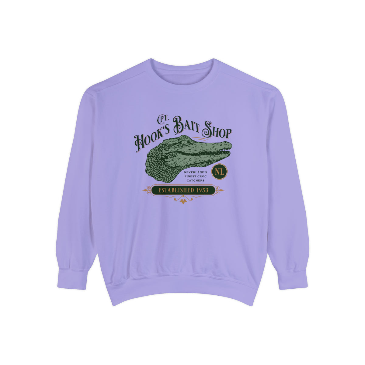 Captain Hook’s Bait Shop Comfort Colors Unisex Garment-Dyed Sweatshirt
