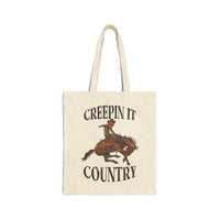 Creepin it Country Candy Bag Cotton Canvas Tote Bag